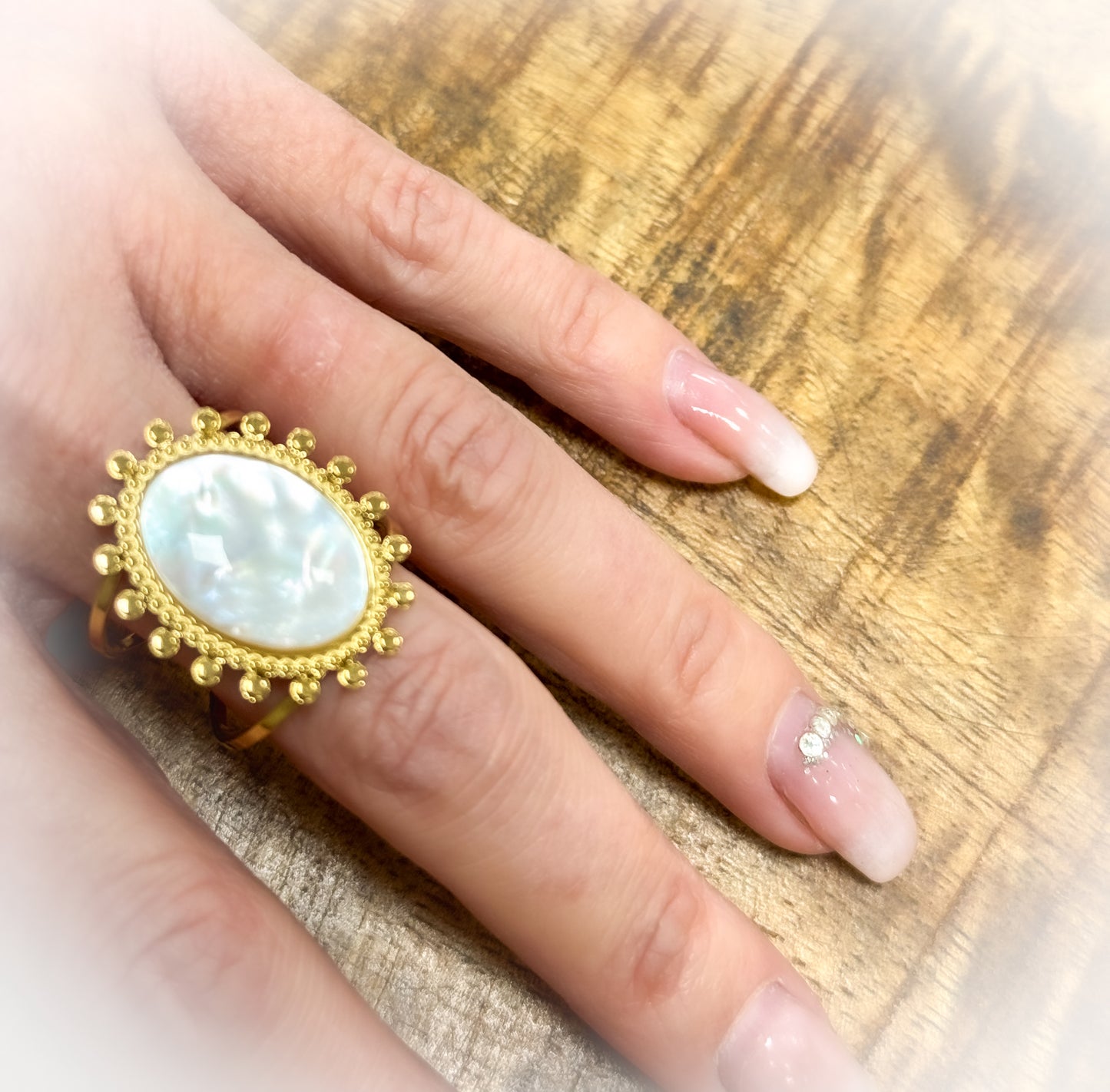 BAGUE PERLE D’EAU DOUCE