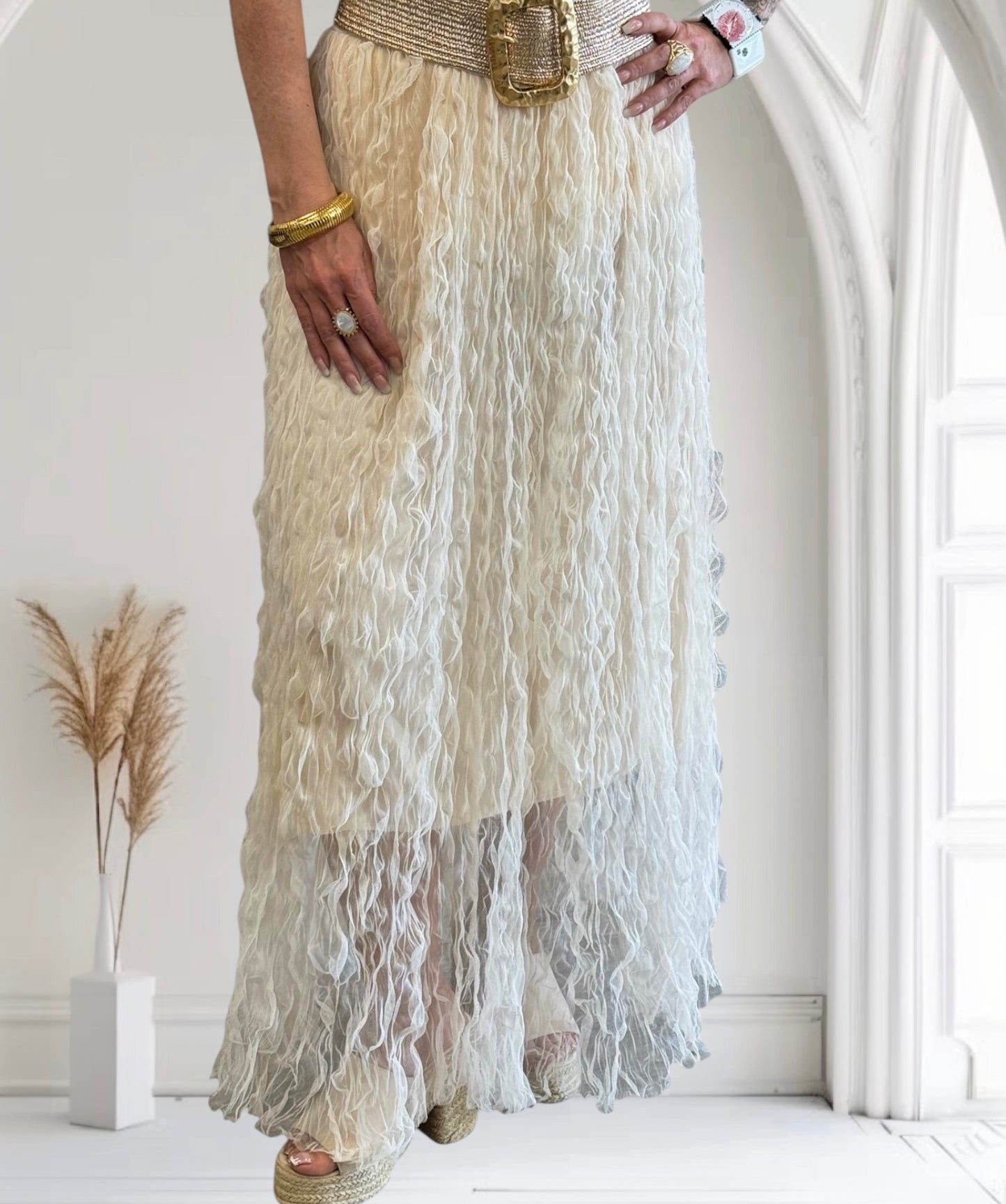 JUPE KERY BEIGE