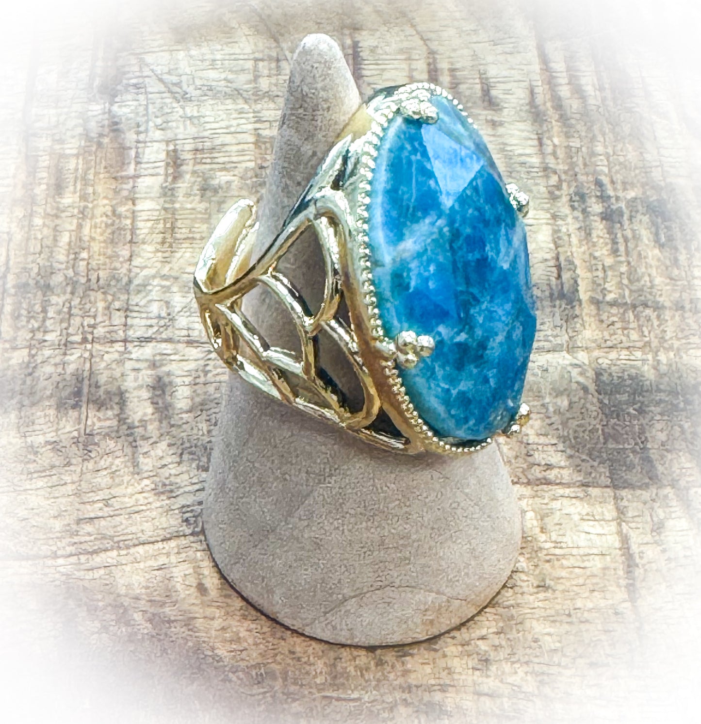 BAGUE ZELDA TURQUOISE