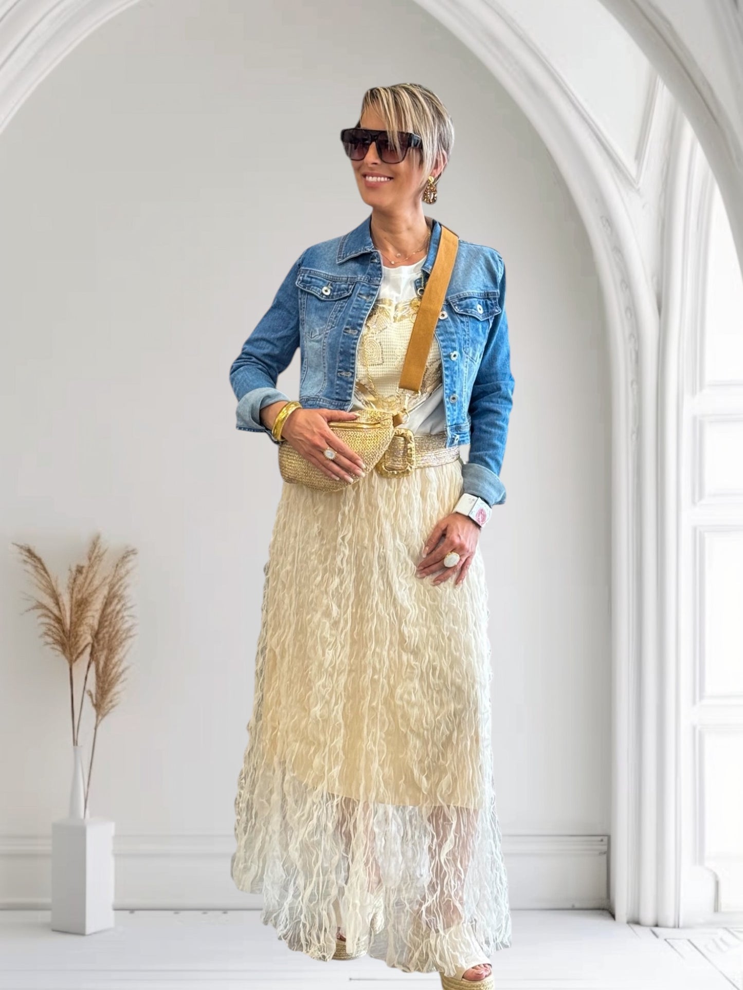 JUPE KERY BEIGE