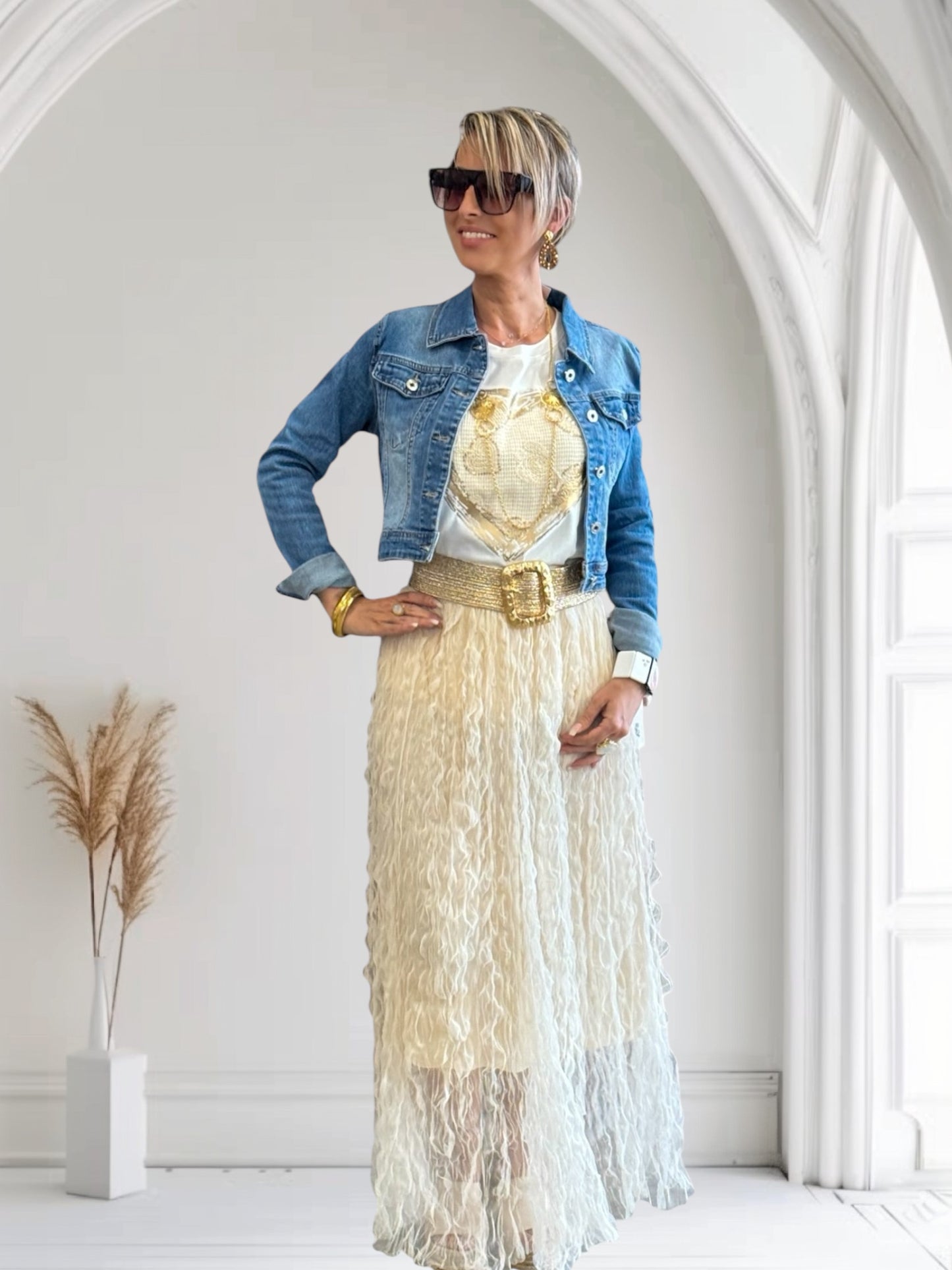 JUPE KERY BEIGE
