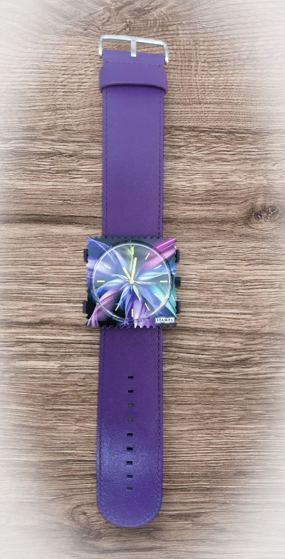 MONTRE CLASSIC LEATHER VIOLET Stamps