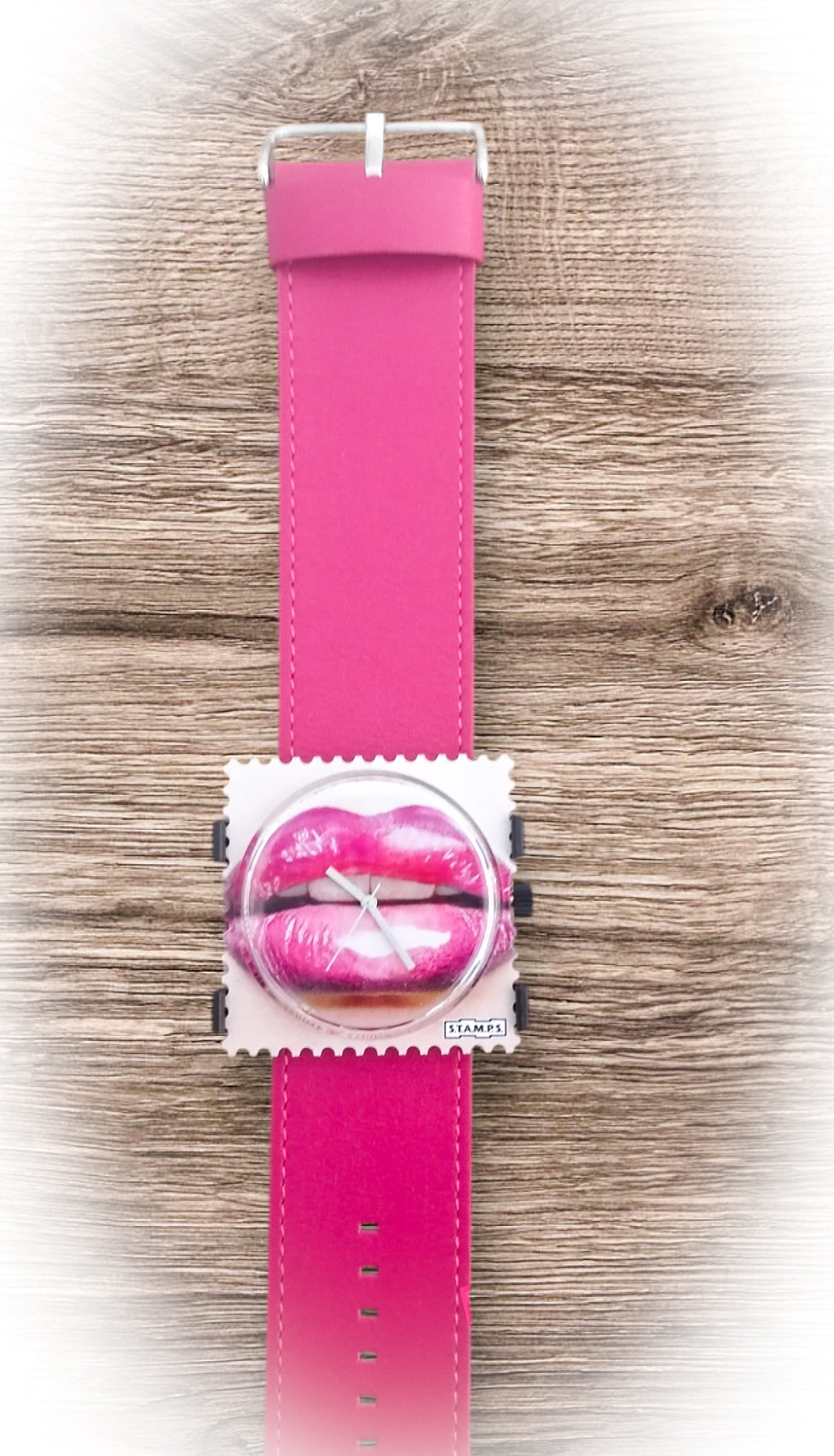MONTRE CLASSIC LEATHER PINK Stamps