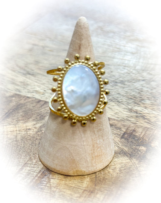 BAGUE PERLE D’EAU DOUCE