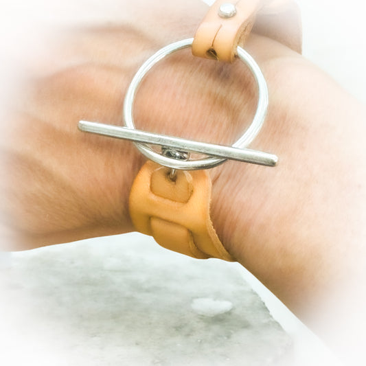 BRACELET CUIR TOSCA CAMEL