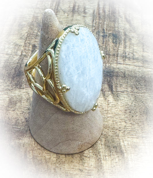 BAGUE ZELDA BLANCHE