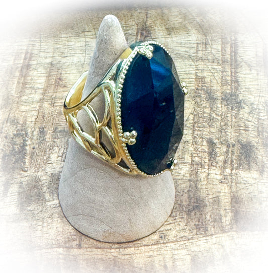BAGUE ZELDA NOIR