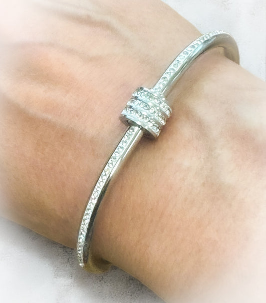 BRACELET ACIER SILVER INA