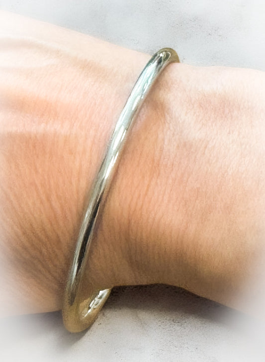 BRACELET JONC ACIER SILVER